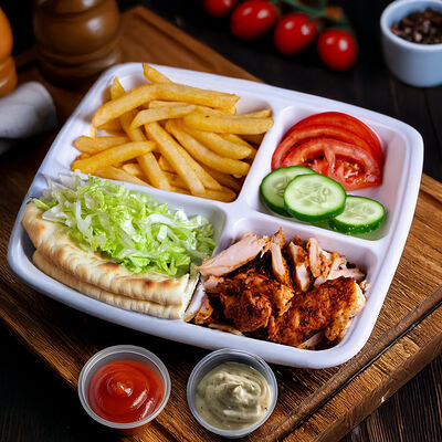 Гирос порционный в ланч-боксе в Наш лаваш по цене 550 ₽