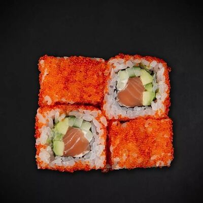 Ролл Калифорния с лососем 4 шт в Nippon House по цене 540 ₽
