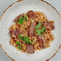 Жареный рис с говядиной в Мэджик ролл