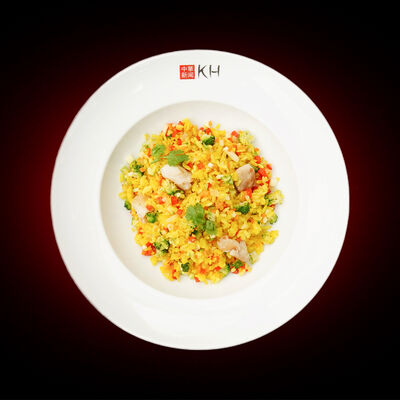 Жареный рис с курицей в Китайские Новости по цене 740 ₽