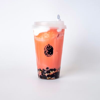 Пьяная вишня латте M в TEE CAT BUBBLE TEA по цене 375 ₽