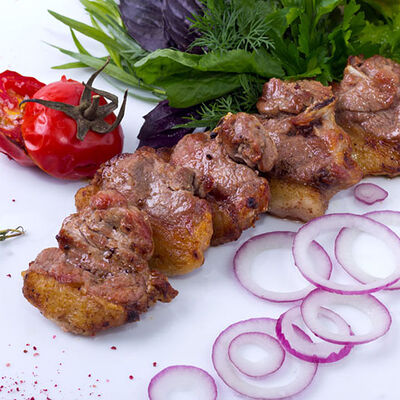 Шашлык из баранины (мякоть) в Аквариум по цене 1095 ₽