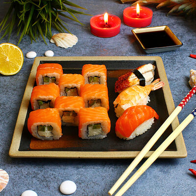 Сет Salmon Set в Sushi Fresh по цене 1316 ₽