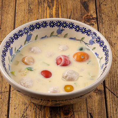 Сырный суп с фрикадельками из индейки в Сыроварня по цене 350 ₽