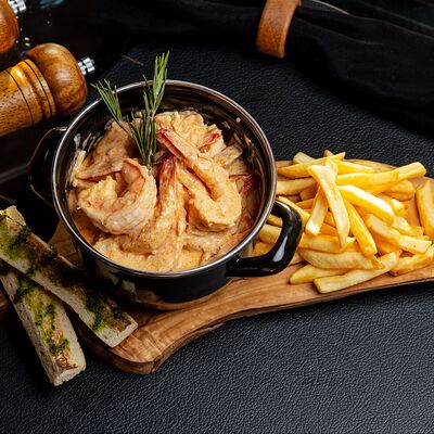 Креветки королевские в соусе в Мидийная по цене 5100 ₽