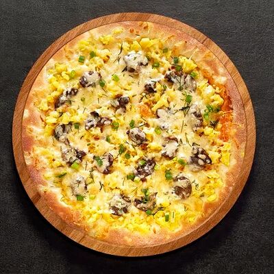 Пицца С Картофелем и Грибами 30 см в ПиццаПлюс по цене 730 ₽
