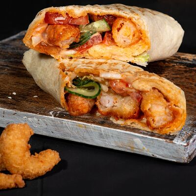 Мега Шаурма с креветками в Хиткрафт по цене 759 ₽