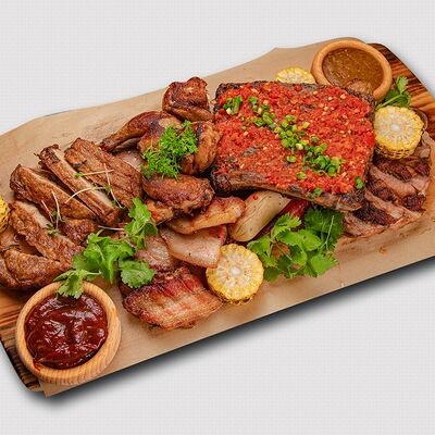 Сет горячих мясных закусок на компанию в Жигули по цене 5400 ₽