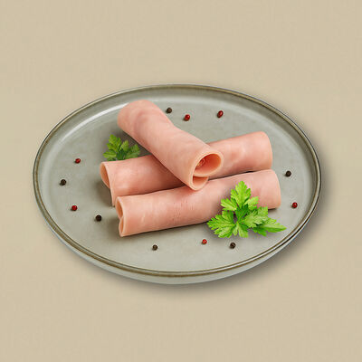 Рулетики из ветчины с сырно-чесночной начинкой в Любим сытно по цене 410 ₽