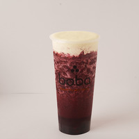 Смузи Черничный M с сырной пенкой в Boba Tea