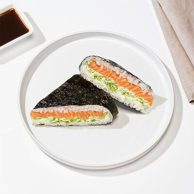 Япо-тако с лососем в Много лосося по цене 490