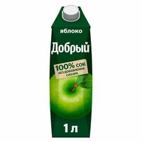 Сок Добрый яблоко 1л в PizzTop