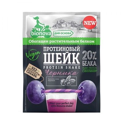 Шейк протеиновый с черникой в Будет польза по цене 80 ₽