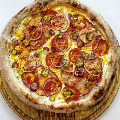 Новинка Мясная Ранч (30 см) в ТОПКА Пицца на дровах по цене 1189 ₽