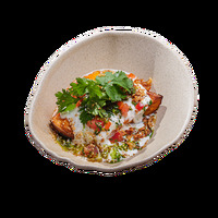 Запеченый батат с кокосовым йогуртом в ИТЛЕ Стейк-кафе Halal