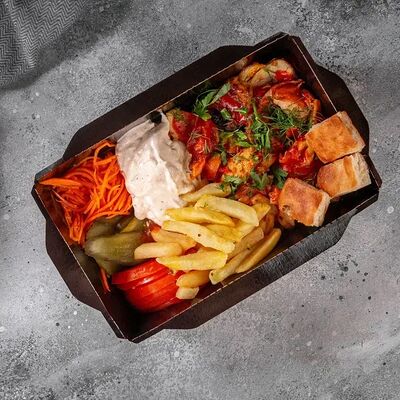Шаурма Опен курица в КОМБИНАТ шаурма и стритфуд по цене 408 ₽