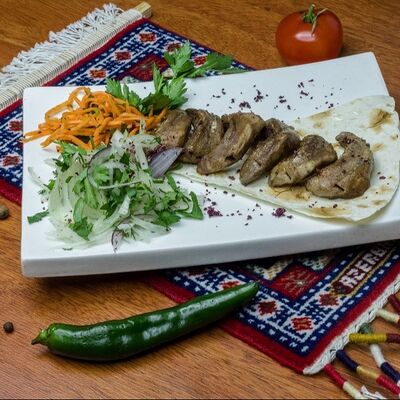 Шашлык из языка бараньего в Сахара по цене 1500 ₽