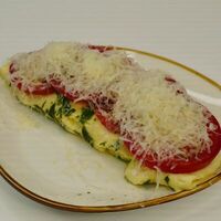 Омлет с томатами и пармезаном в Blanche