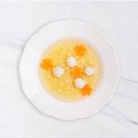 Суп с митболами из индейки в Del Papa Abay