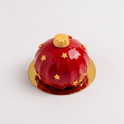 Шоколадный мусс смородина-мандарин в Британские Пекарни по цене 470 ₽