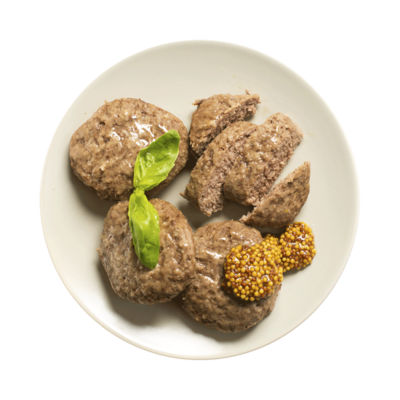 Котлеты домашние из говядины паровые в Азбука Вкуса Экспресс Меню по цене 385 ₽