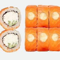 Филадельфия под сырным соусом в EDZO SUSHI