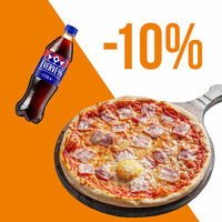 Карбонара и Evervess-кола в Перчини