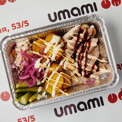 Свиная вырезка с бейби картофелем в Umami по цене 269