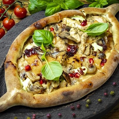 Хачапури со сливочным цыпленком и грибами в ProLavaш по цене 619 ₽