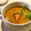 Крем-суп из тыквы с креветками в Klaus Cafe по цене 22