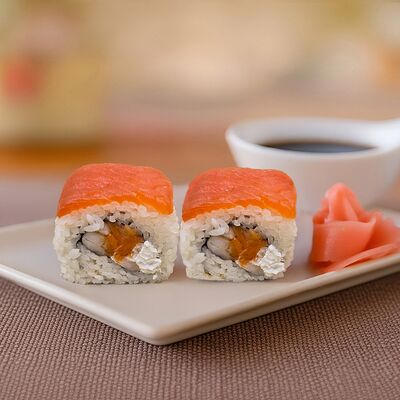 Ролл Филадельфия с креветкми в Большой Аппетит по цене 920 ₽