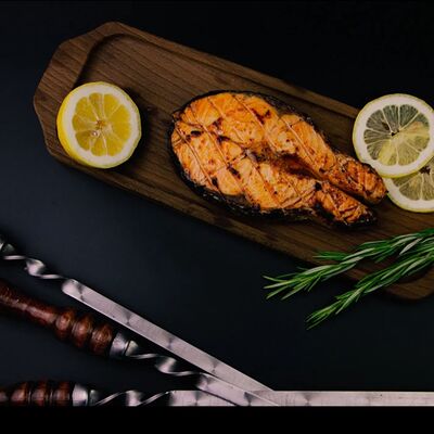 Семга на мангале в Вкус огня по цене 1650 ₽