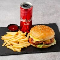 Комбо Бургер с курицей в Шашлык Hits