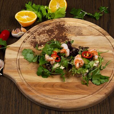 Брускетта с креветками в Семейные традиции по цене 850 ₽