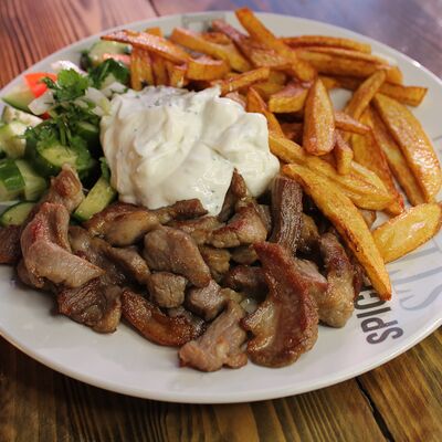 Шаверма по-домашнему со свининой в Дружба по цене 500 ₽