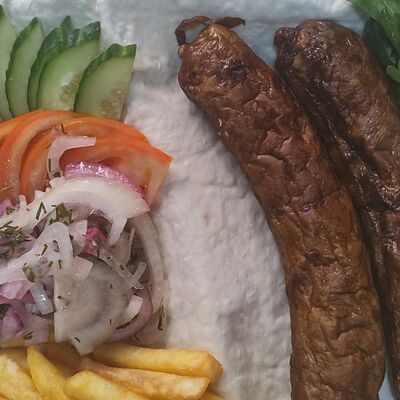 Колбаски барбекю на мангале в Коптим и Жарим по цене 420 ₽