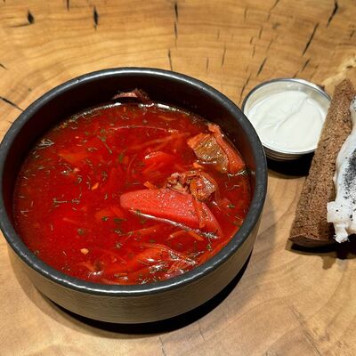 Борщ в Лапша на ушах по цене 360 ₽