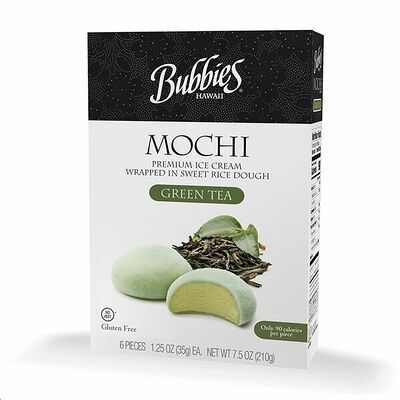 Мороженое Bubbies Mochi Зелёный чай Бзмж в Азбука Вкуса Экспресс Меню по цене 1598 ₽
