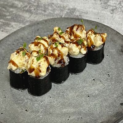 Ролл с опаленной креветкойв Si-Jo по цене 630 ₽