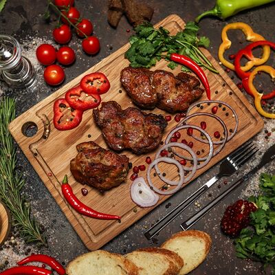 Шашлык из cвинoй шеи в Шашлычная бостан по цене 839 ₽