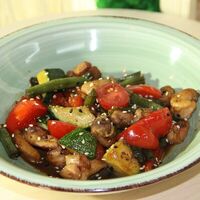 Курочка терияки с овощами в Кулинариум