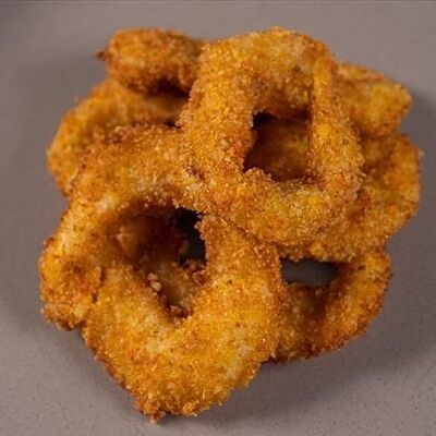 Кальмар кольца в панировке в Kitchen lab по цене 490 ₽