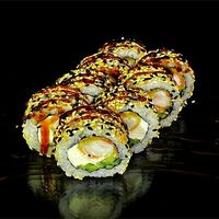 Ролл в кунжуте с креветкой темпура (половина) в HamsteR