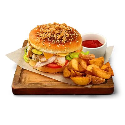 Бургер Фермерский в Шашлыкоff по цене 630 ₽