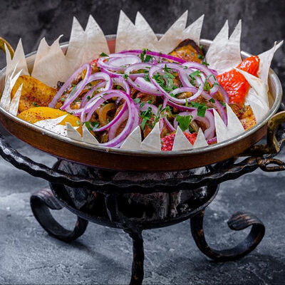 Садж-кебаб из индейки в Сахара по цене 2250 ₽