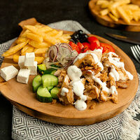 Шаверма на тарелке Греческая в Ваш Lоваш