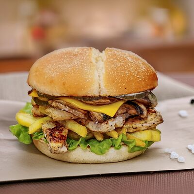 Супер гриль-бургер в Большой Аппетит по цене 804 ₽