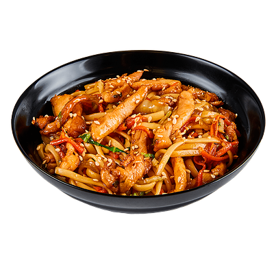 Вок удон терияки Юдзу с курицей в NinjaFood по цене 407 ₽
