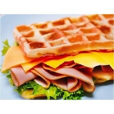 Классические вафли с колбасой в Маленькая Флоренция по цене 374 ₽