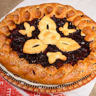 Пирог с черникой в Пироги по-коми по цене 1349 ₽